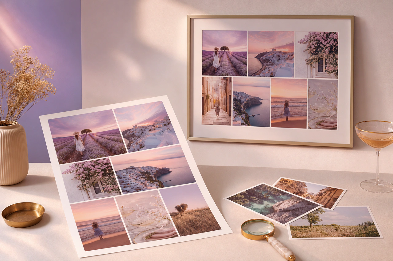 How to Print a Photo Collage in High Resolution