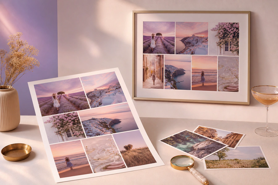 How to Print a Photo Collage in High Resolution